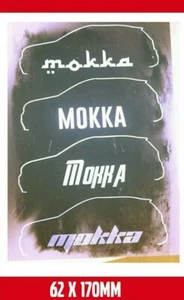 OPEL Mokka - Mokka X Aufkleber, Sticker, Autocollant, Decal 1 aus 4 Motiven 17cm - Picture 1 of 10
