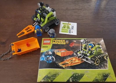 LEGO 8958 Power Miners: Granite Grinder 100% Complete w/ Instructions New Decals - Image 1 of 4