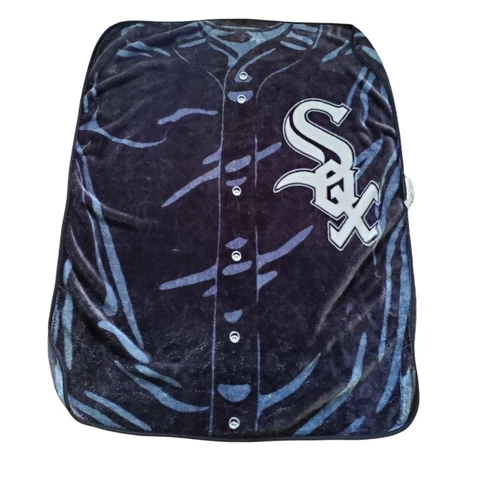 Chicago White Sox MLB Baseball Soft Fleece Throw Blanket Measurements In Pics Cover