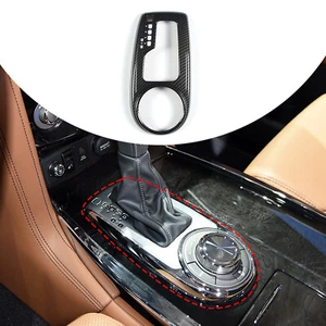 Carbon Fiber ABS Central Gearbox Panel Cover Trim For 2013-2018 Infiniti QX80 - Picture 1 of 8