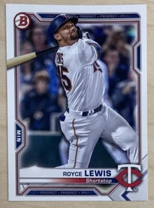 ROYCE LEWIS - 2021 Bowman Prospects Baseball #BP-63 - MINNESOTA TWINS - Picture 1 of 2