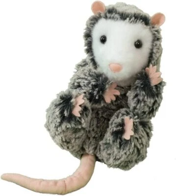 Possum Baby Plush Toy Stuffed Animal Lil' Handful 6” Douglas Cuddle Soft Gray - Image 1 of 3