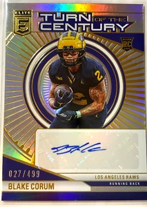2024 Panini Donruss Elite Blake Corum Turn Of The Century Auto #/499 Rams - Bild 1 von 2