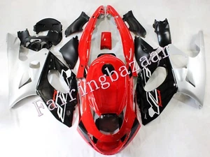 Kit de carenado de carrocería de inyección ABS rojo negro plateado adecuado para YZF600R 1997-2007 - Imagen 1 de 12