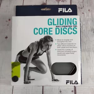 FILA Gleit Core Discs Ganzkörpertraining Fokus auf Kernkraft 1 Paar NOB - Bild 1 von 5