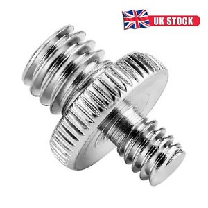 3/8" to 1/4" Male Adapter Screw Camera Tripod Mount Converter Threaded Bracket