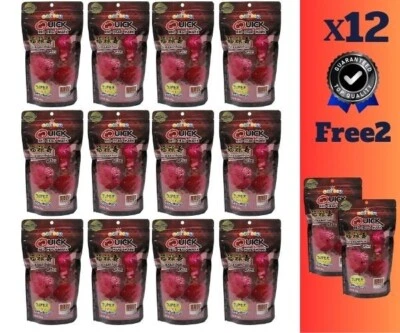 X12 Free 2 100g Okiko Cichlid Flowerhorn Fish Food Quick Red Head Floating - Image 1 of 4