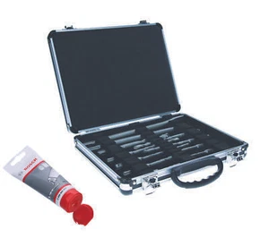 Bosch SDS plus-3 Meißel- und Hammerbohrer-Set 11-teilig + Bosch Schmiermittel  - Bild 1 von 3
