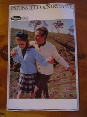 KNITTING PATTERN BOOK PATONS NO. 842     GREAT **** MUST SEE - Image 1 of 2