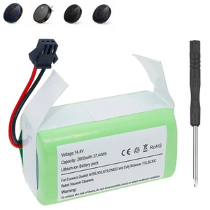 14.4V 2600mAh Battery for Ecovacs Deebot N79S 500 N79 DN622 Eufy RoboVac 11S 30 - Picture 1 of 11