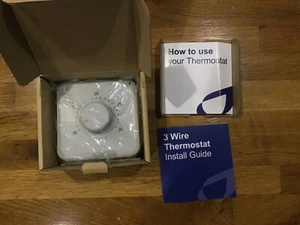 British Gas 3 Wire Electronic Mechanical Thermostat 555051part no. WS4 - Picture 1 of 1