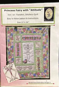 Princess Fairy With “Attitude” Size 21” X 26” Quilt Pattern - Picture 1 of 3