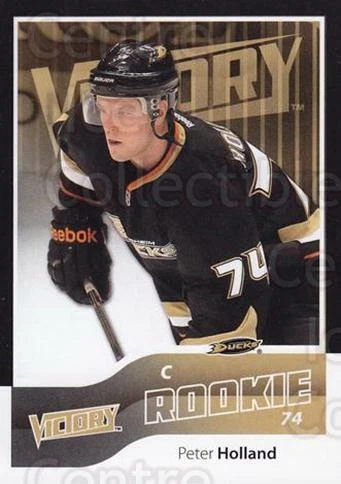 2011-12 UD Victory Black #282 Peter Holland - Image 1 of 1