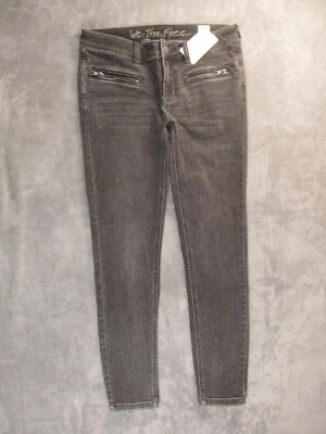 We The Free By Free People Low Rise Skinny Jeans Women 28x27 Galaxy Black NWT - Image 1 of 4