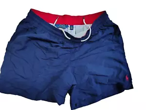 polo ralph lauren blue swim shorts - large - Picture 1 of 2