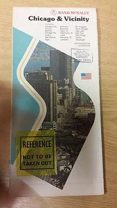 Chicago And Vicinity: Rand McNally Map (M15) - Picture 1 of 1