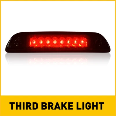 Tercera luz trasera LED de freno ahumado para Toyota Tacoma 1995-2017 Foto 1 de 4