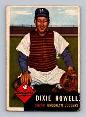 1953 Topps #255 Dixie Howell GD-VG High # SP Vintage Baseball Card - Image 1 of 2