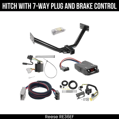 Paquete de remolque de enganche + control de freno para receptor de 2" Acura MDX 07-13 todos los modelos 44594 Foto 1 de 4