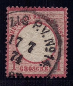 Reich alemán Michel número 19 sellado - Imagen 1 de 2