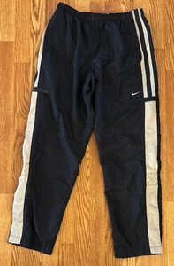 Vintage 90’s Nike Running Training Mesh Lined 2-Tone Baggy Track Pant Adult M - Picture 1 of 11