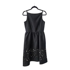 Kate Spade Dress Size 6 Lace Floral Cutout Panel Fit & Flare Sleeveless Pockets - Picture 1 of 7