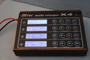 Hitec X4 Battery Multi Charger LiPo 4-Port "TESTED WORKING" - Picture 1 of 5