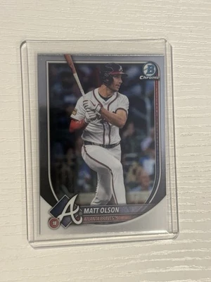 Bowman 2025 cromo #4 Matt Olson - Atlanta Braves  Foto 1 de 2