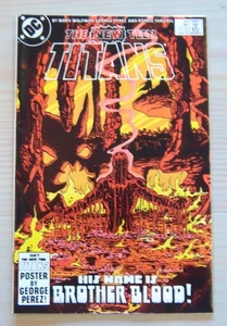 The New Teen Titans #40 - Lifeblood! - W/ Brother Blood - DC Comics - 1984 - Picture 1 of 3