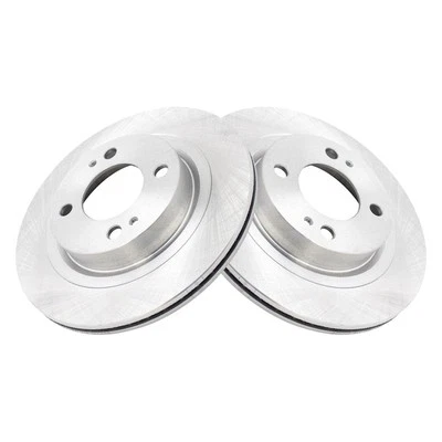 TRQ BRA78689 Disc Brake Rotors For Mitsubishi Mirage 2017-2020 Front 4615A129 - Image 1 of 4