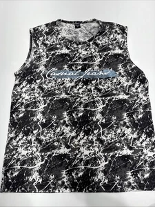 Camiseta sin mangas Coffa informal Jeans para hombre talla L gris blanco mármol - Imagen 1 de 5