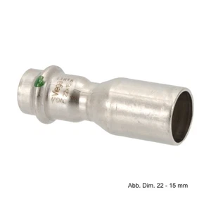 Viega Sanpress Inox Reduzierstück, Modell 2315.1, 18-15 mm - Bild 1 von 1