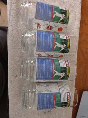 Setb of 4 Vintage 1998 Cardinals Legendary Players Glass Mark McGwire SKU U221 - Image 1 of 3