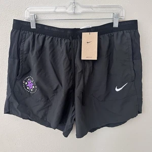Pantalones cortos para correr Nike 2024 BOA Chicago Marathon Stride 5" para hombre XL negros FV6331-010 - Imagen 1 de 9