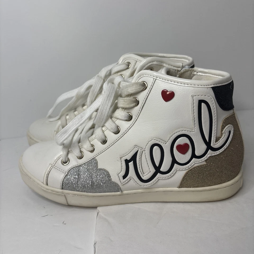 Zapatillas altas ALDO Real Love para mujer EE. UU. 6,5 cremalleras interiores zapatos con cordones Foto 1 de 4