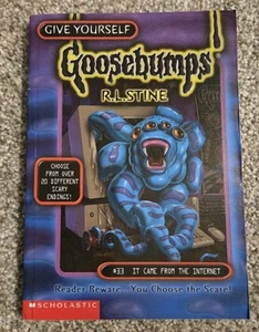RL Stine Give Yourself Goosebumps book 33 It Came From The Internet Int Ed READ - Imagen 1 de 8