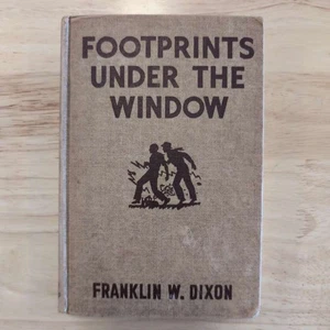 12 Footprints Under the Window Vintage Hardy Boys Book A - Imagen 1 de 1