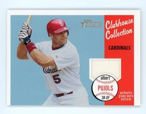 2003 Topps Heritage #CC-AP Albert Pujols Clubhouse Collection Relic Game Worn - Picture 1 of 2
