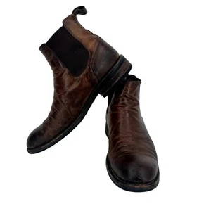 Wolverine Chelsea Boots Mens 10 D Brown Leather Pull On Work Ankle Boot - Picture 1 of 13