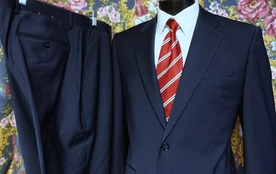 Traje Express Classic Fit azul marino 42R Foto 1 de 4