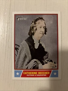 2025 Topps Heritage Catherine Beecher NS-40 Notable Americans - Picture 1 of 2