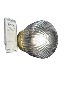 New IKEA SOLKLINT Brass Gray Wall Lamp 804.640.72 - Picture 1 of 10