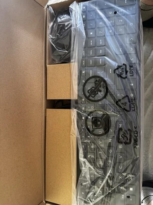 HP 310 Wired Keyboard & Mouse Set - Black, USB, Full size, Silent keys, New - Image 1 of 2