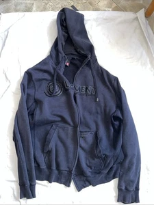 Element Grey Zip Up Jacket Men's Size Large With Thumb Holes Missing Slider - Picture 1 of 6
