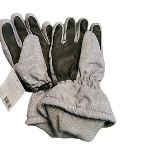 kids gloves 3M Thinsulate Waterproof Gray And Black 8-10Y NWT - Picture 1 of 4