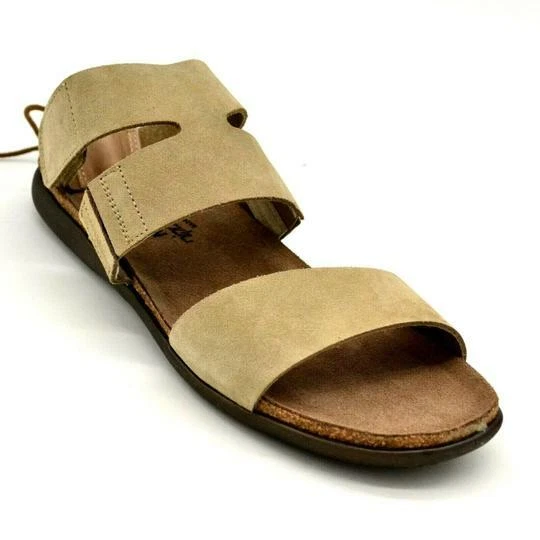 NAOT Sandalias Larissa Cuero Tostado Arena Zapatos Para Mujer EU 36 US 5-5.5 NUEVO Foto 1 de 1