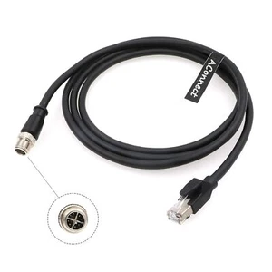 M12-X-Code-RJ45-Industrial-Shielded-Ethernet Cable for Cognex Industrial Camera - Picture 1 of 7