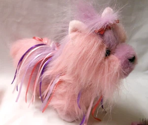 Webkinz/Ganz DOG HM410 RIBBON YORKIE PINK PLUSH ANIMAL 2010 NO CODE - Picture 1 of 3