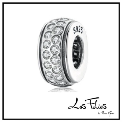 Charm distanziale multistrass in argento 925 - Les Folies - Immagine 1 di 4