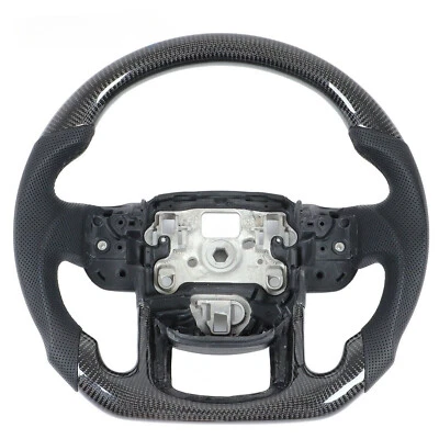 For Land Rover Range Rover Sport Discovery L494 Carbon Fiber Flat Stee Wheel - Image 1 of 4